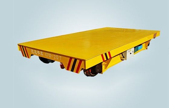 6 टन रेटेड पेलोड Q235 Q345 स्टील फ्रेम कस्टमाइज्ड मोटराइज्ड ट्रांसफर ट्रॉली रेल ट्रांसफर कार्ट