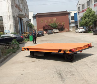 माल परिवहन के लिए रेल मोटराइज्ड ट्रांसफर ट्रॉली 20 टन बैटरी ट्रांसफर कार्ट के बिना